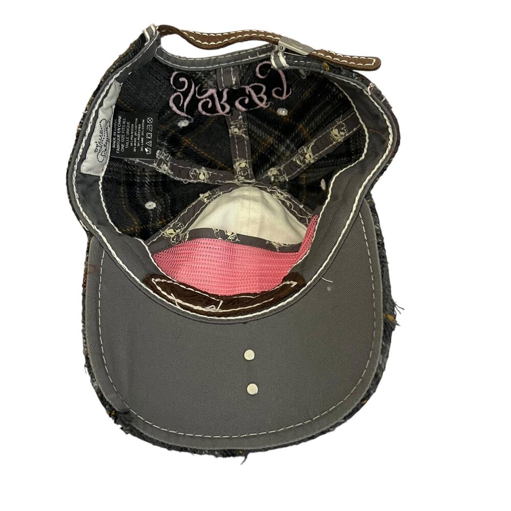 Vintage Y2K True Religion Distressed Horseshoe Adjustable Trucker Hat Cap Unisex - Picture 4 of 13
